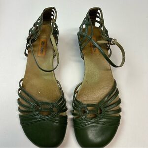 Miz Mooz Strappy Sandal Size 8.5 Green